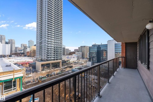 901 10145 109 Street, Edmonton, AB - Outdoor With Balcony