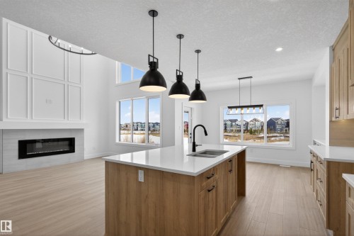 16512 34 Avenue, Edmonton, AB - Indoor Photo Showing Kitchen With Double Sink