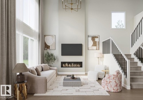 76 Jubilation Drive, St. Albert, AB - Indoor With Fireplace