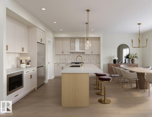 76 Jubilation Drive, St. Albert, AB - Indoor Photo Showing Kitchen With Upgraded Kitchen