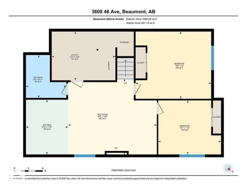 Floor plan - 3608 46 Avenue, Beaumont, AB - Other