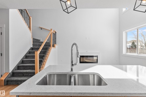 5133 53 Avenue, Calmar, AB - Indoor Photo Showing Kitchen With Double Sink