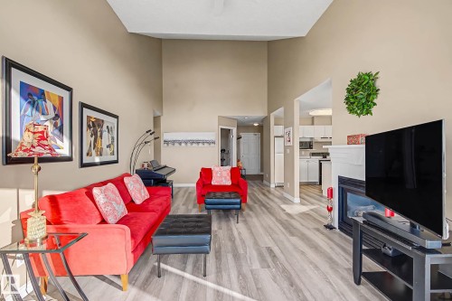 411 65 Gervais Road, St. Albert, AB - Indoor With Fireplace