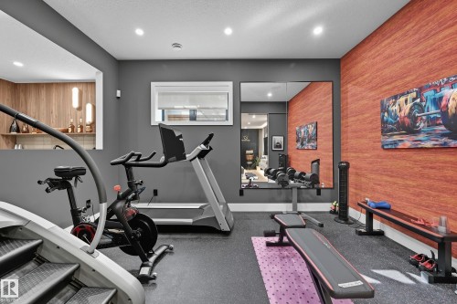 14312 92A Avenue, Edmonton, AB - Indoor Photo Showing Gym Room