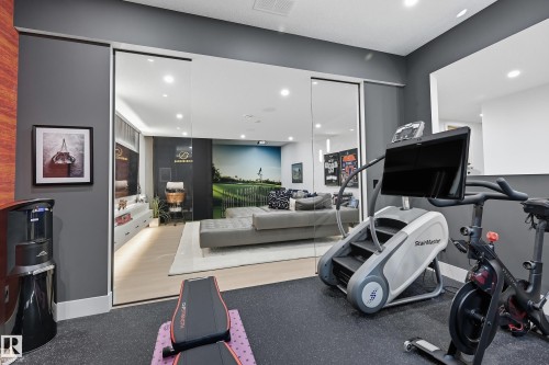14312 92A Avenue, Edmonton, AB - Indoor Photo Showing Gym Room