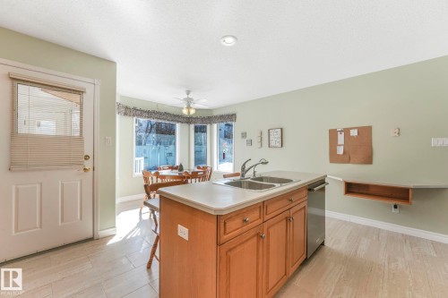 1033 Carter Crest Road, Edmonton, AB - Indoor Photo Showing Kitchen With Double Sink