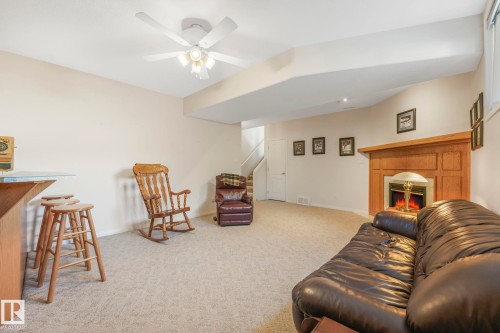 1033 Carter Crest Road, Edmonton, AB - Indoor With Fireplace