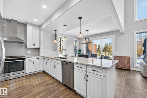 8810 24 Avenue, Edmonton, AB - Indoor Photo Showing Kitchen With Upgraded Kitchen