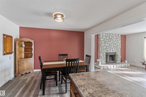 104 Oak Drive, Wetaskiwin, AB - Indoor Photo Showing Other Room With Fireplace
