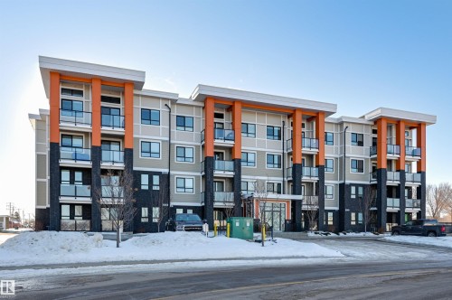 101 17 Columbia Avenue, Devon, AB - Outdoor With Facade