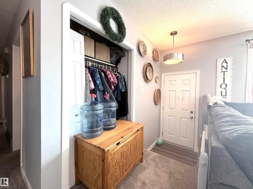 This entry area features light grey walls and a ceiling-mounted light fixture - 3912 108 Street, Edmonton, AB - Indoor Photo Showing Other Room