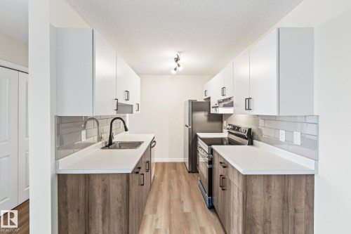 308 6208 180 Street, Edmonton, AB - Indoor Photo Showing Kitchen With Upgraded Kitchen
