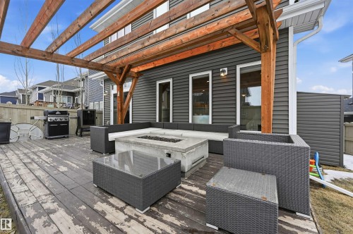 6477 Elston Loop, Edmonton, AB - Outdoor With Deck Patio Veranda