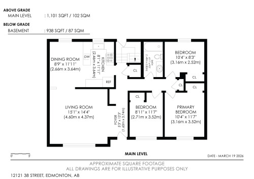 Floor plan - 12121 38 Street, Edmonton, AB - Other