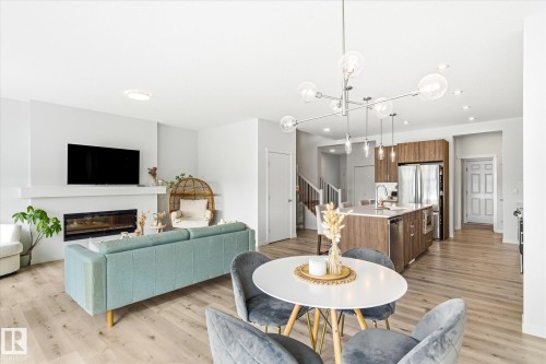 20031 26 Avenue, Edmonton, AB - Indoor With Fireplace