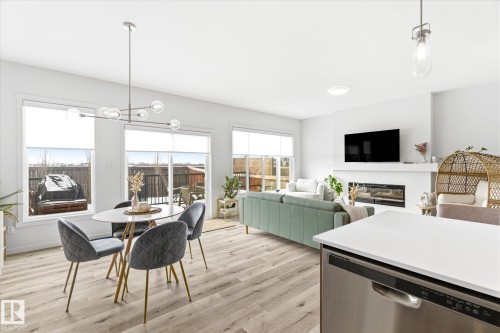 20031 26 Avenue, Edmonton, AB - Indoor With Fireplace