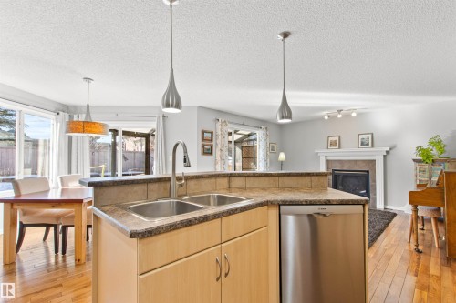 1849 Holman Crescent, Edmonton, AB - Indoor Photo Showing Kitchen With Double Sink