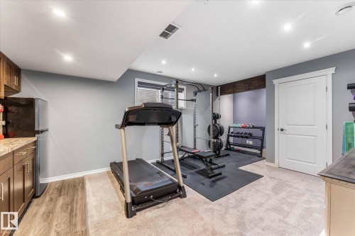 4 Hewitt Circle, Spruce Grove, AB - Indoor Photo Showing Gym Room