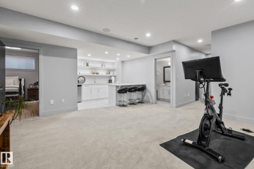 25 Enchanted Way, St. Albert, AB - Indoor Photo Showing Gym Room