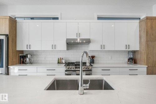 8319 80 Avenue, Edmonton, AB - Indoor Photo Showing Kitchen With Upgraded Kitchen