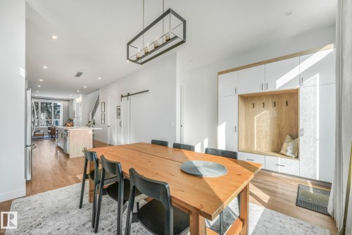 8319 80 Avenue, Edmonton, AB - Indoor Photo Showing Dining Room
