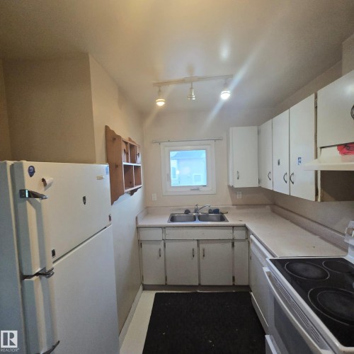 5462 38A Avenue, Edmonton, AB - Indoor Photo Showing Kitchen With Double Sink
