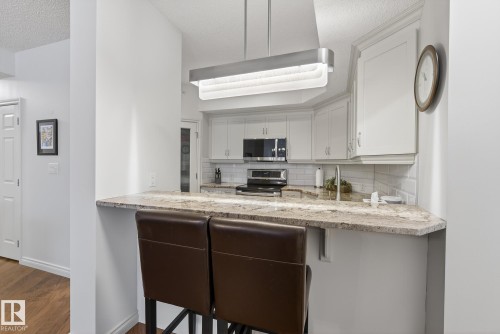 307 10108 125 Street, Edmonton, AB - Indoor Photo Showing Kitchen