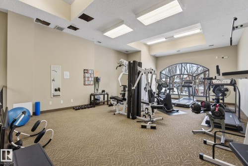 307 10108 125 Street, Edmonton, AB - Indoor Photo Showing Gym Room