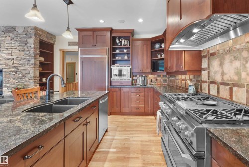 9135 117 Street, Edmonton, AB - Indoor Photo Showing Kitchen With Double Sink With Upgraded Kitchen