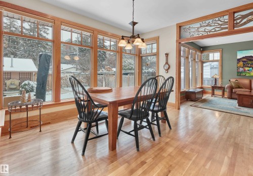 9135 117 Street, Edmonton, AB - Indoor Photo Showing Dining Room