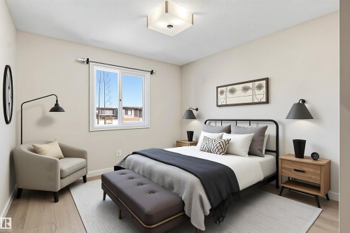 2812 16 Avenue, Edmonton, AB - Indoor Photo Showing Bedroom
