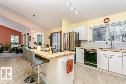 15004 103 Avenue, Edmonton, AB - Indoor Photo Showing Kitchen With Double Sink