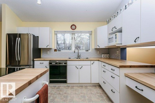 15004 103 Avenue, Edmonton, AB - Indoor Photo Showing Kitchen With Double Sink