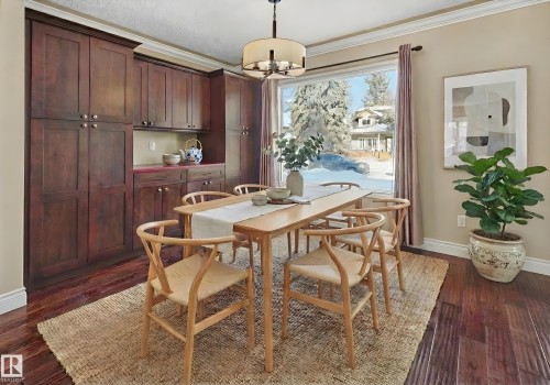 11567 80 Avenue, Edmonton, AB - Indoor Photo Showing Dining Room