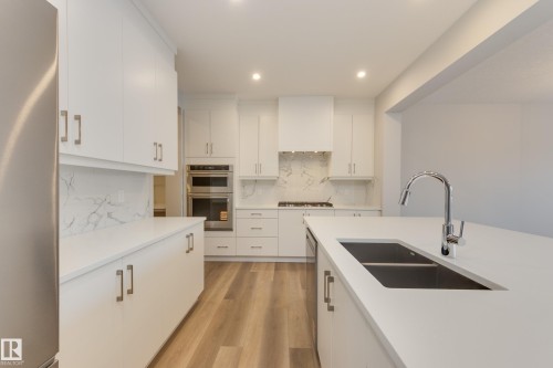 2624 206 Street, Edmonton, AB - Indoor Photo Showing Kitchen With Double Sink