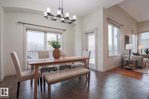 21 Willow Way, Stony Plain, AB - Indoor Photo Showing Dining Room