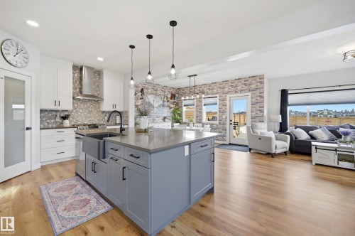 16 Redwing Wynd, St. Albert, AB - Indoor Photo Showing Kitchen With Upgraded Kitchen