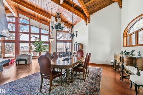 12 Wellington Crescent, Edmonton, AB - Indoor Photo Showing Dining Room