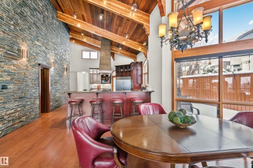 12 Wellington Crescent, Edmonton, AB - Indoor Photo Showing Dining Room