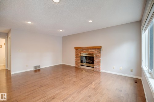 237 Bulyea Road, Edmonton, AB - Indoor Photo Showing Living Room With Fireplace