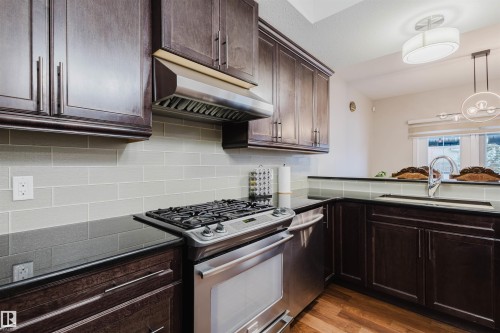 3920 Ginsburg Crescent, Edmonton, AB - Indoor Photo Showing Kitchen With Upgraded Kitchen