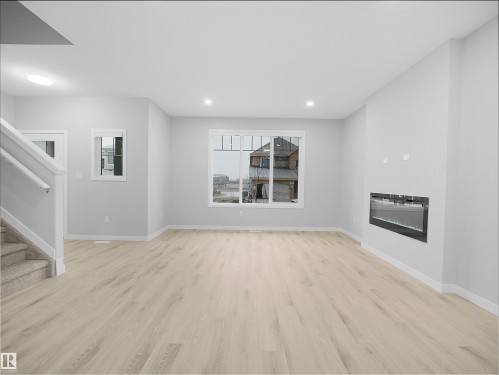 3272 Dallas Schmidt Drive, Edmonton, AB - Indoor With Fireplace