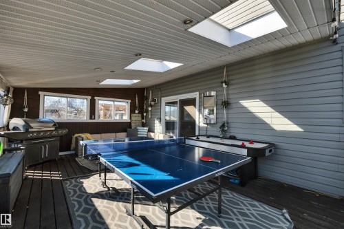 Enclosed patio with skylights, providing ample natural light - 8807 31 Avenue, Edmonton, AB -  Photo Showing Other Room