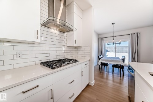17532 49 Street, Edmonton, AB - Indoor Photo Showing Kitchen With Upgraded Kitchen