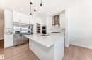 17532 49 Street, Edmonton, AB  - Indoor Photo Showing Kitchen With Double Sink With Upgraded Kitchen 