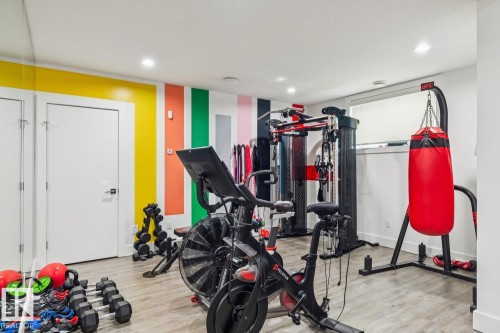 3631 Westcliff Way, Edmonton, AB - Indoor Photo Showing Gym Room