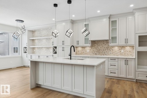 3529 42 Avenue, Beaumont, AB - Indoor Photo Showing Kitchen With Upgraded Kitchen