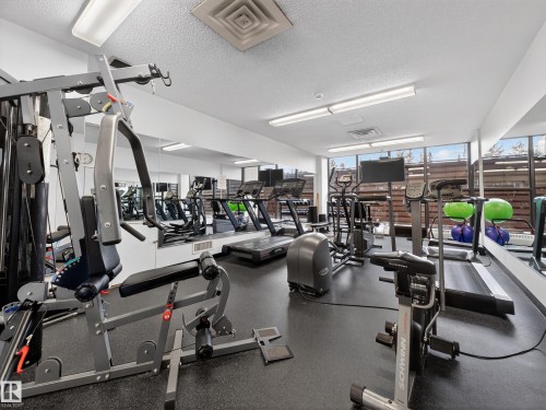 1002 9929 Saskatchewan Drive, Edmonton, AB - Indoor Photo Showing Gym Room