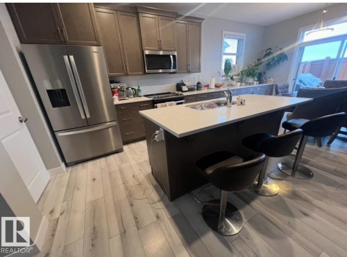 1539 200 Street, Edmonton, AB - Indoor Photo Showing Kitchen With Double Sink