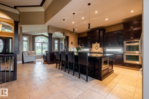 7620 98A Avenue, Edmonton, AB - Indoor Photo Showing Kitchen With Upgraded Kitchen